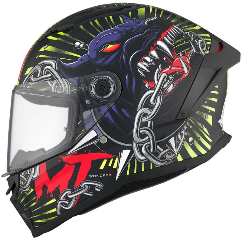 MT Stinger 2 Akin casco moto integrale opaco
