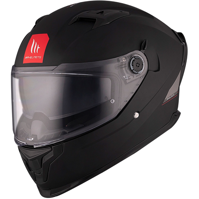 MT BRAKER SV SOLID A1 casco moto integrale nero lucido
