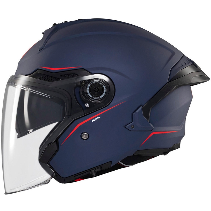 Casco aperto MT Cosmo SV blu opaco