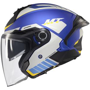 MT Cosmo SV Cruiser casco aperto blu-nero-grigio opaco