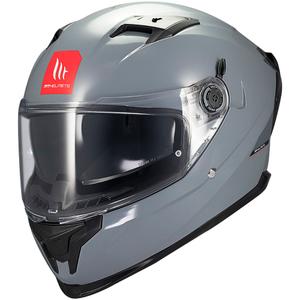 MT BRAKER SV SOLID A12 Casco moto integrale grigio
