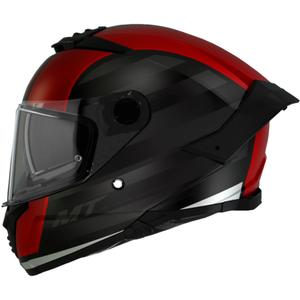 Casco moto integrale MT THUNDER 4 SV TREADS B5 nero-rosso