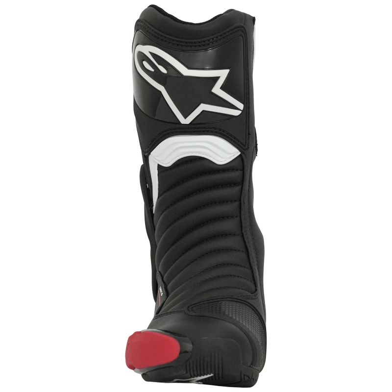 Stivali da moto Alpinestars S-MX 6 neri e rossi