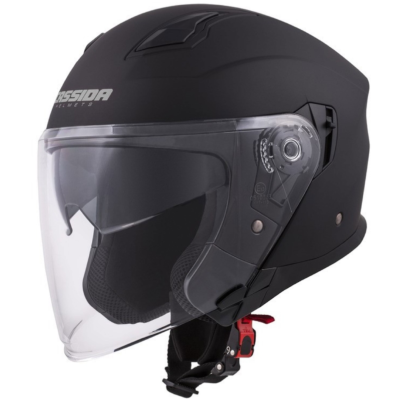 Casco moto Cassida Jet Tech Open Nero Opaco