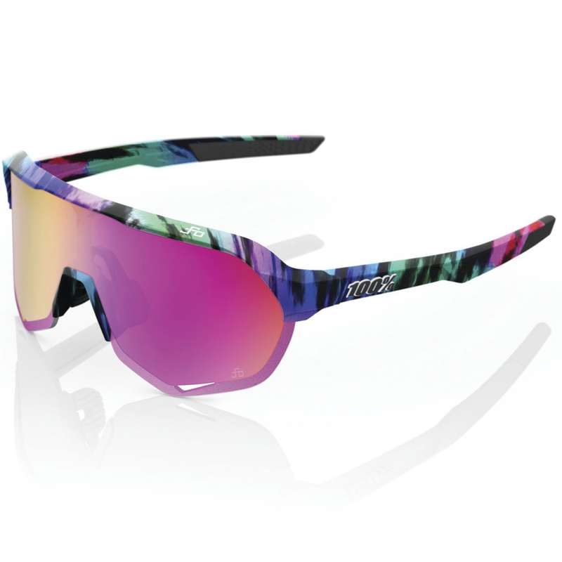 Occhiali da sole 100% S2 Peter Sagan LE con lenti viola