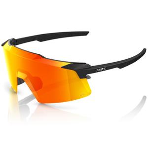 Occhiale da sole 100% Aerocraft con vetro HIPER rosso