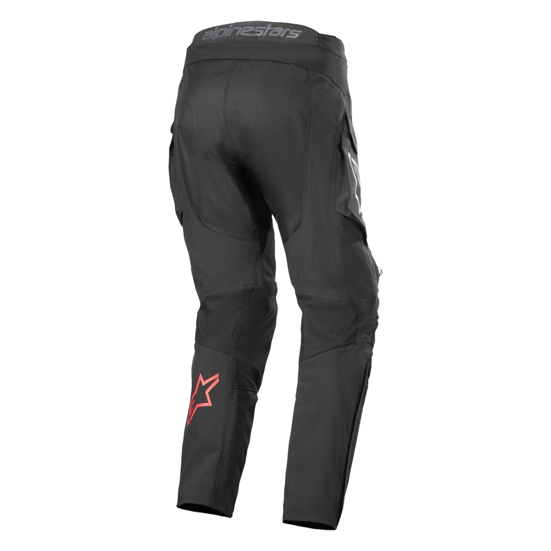 Pantaloni moto Alpinestars Hyde XT nero-rosso