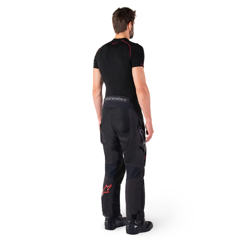 Pantaloni moto Alpinestars Hyde XT nero-rosso