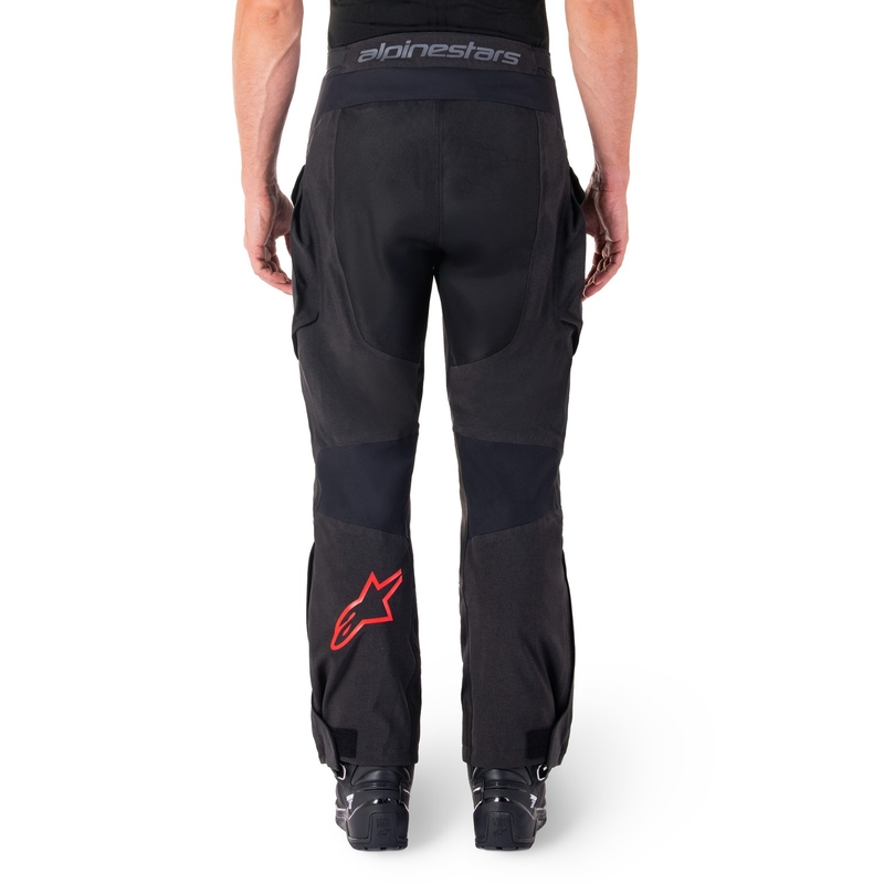 Pantaloni moto Alpinestars Hyde XT nero-rosso