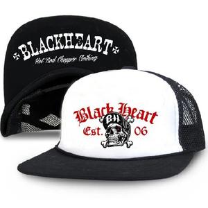 Cappellino per bambini Black Heart Bones bianco e nero