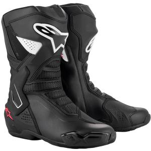 Stivali Moto da Donna Alpinestars Stella SMX-6 3 Nero-Bianco-Rosa