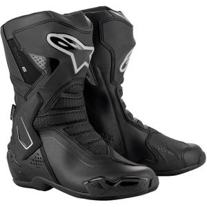 Stivali moto Alpinestars Stella SMX-6 3 Drystar da donna nero-argento
