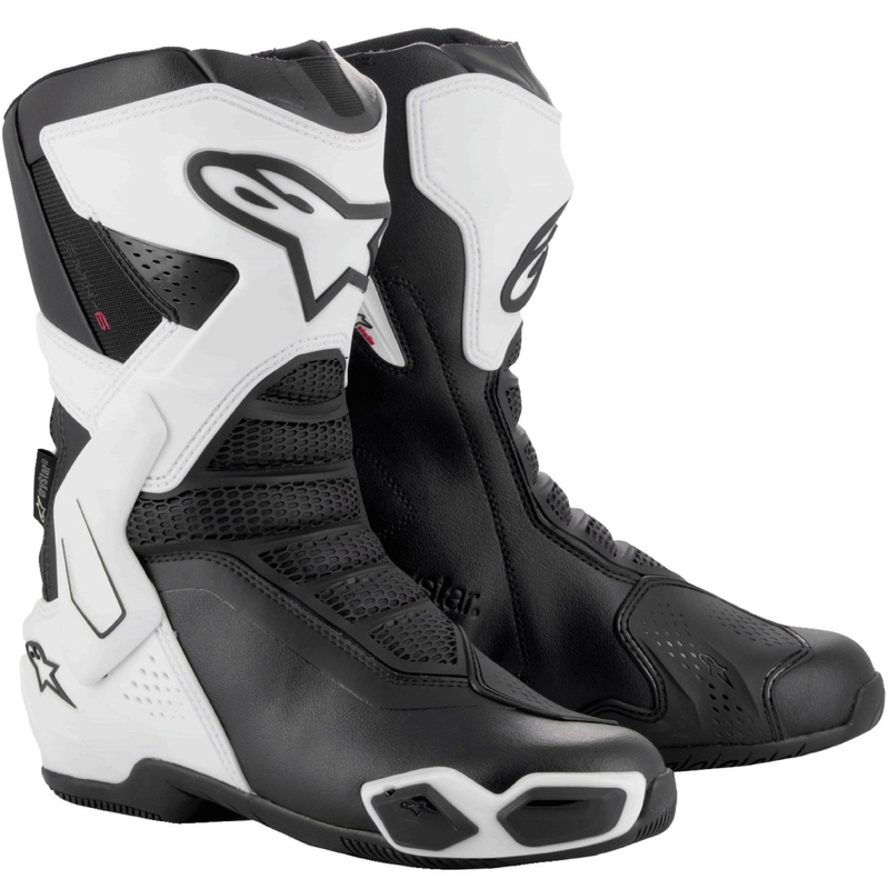 Stivali moto da donna Alpinestars Stella SMX-6 3 Drystar bianco-nero
