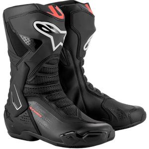 Stivali moto Alpinestars SMX-6 3 nero-rosso fluo