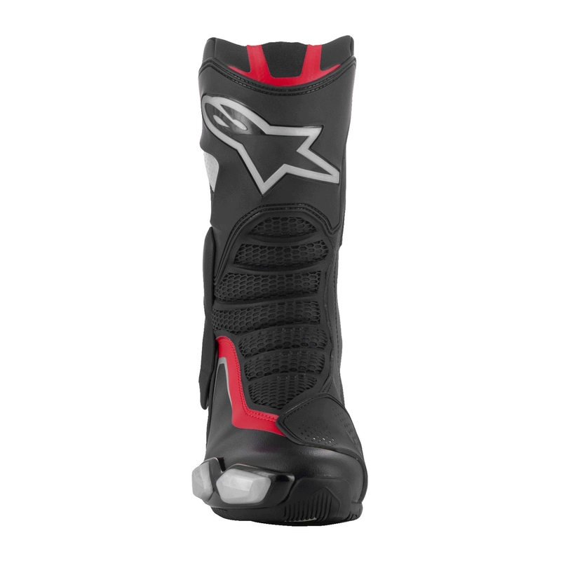 Stivali moto Alpinestars SMX-6 3 nero-argento-rosso