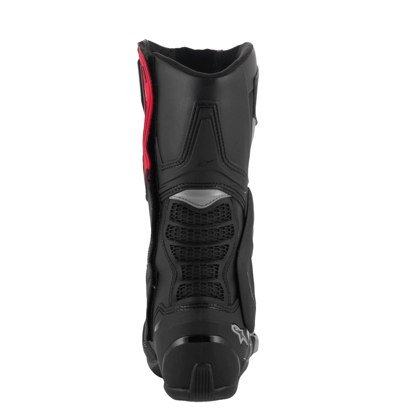 Stivali moto Alpinestars SMX-6 3 nero-argento-rosso