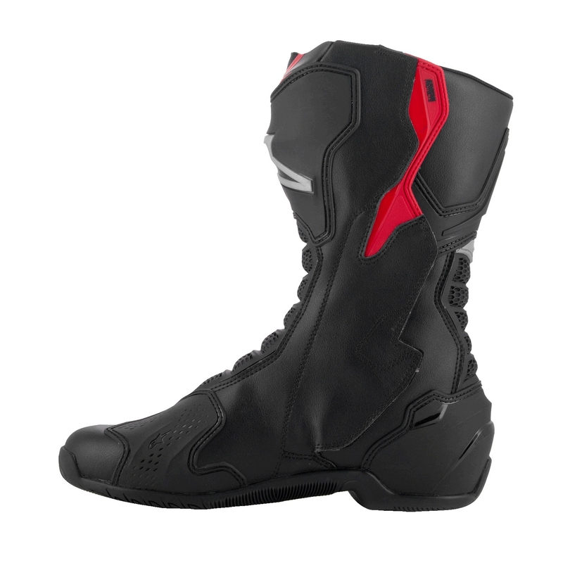 Stivali moto Alpinestars SMX-6 3 nero-argento-rosso