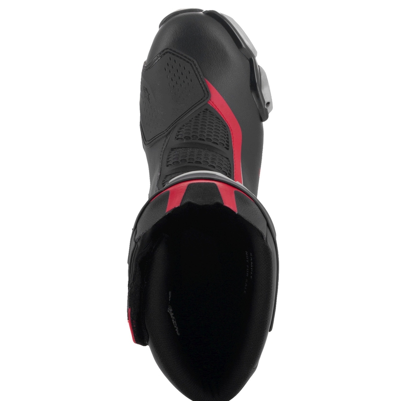 Stivali moto Alpinestars SMX-6 3 nero-argento-rosso