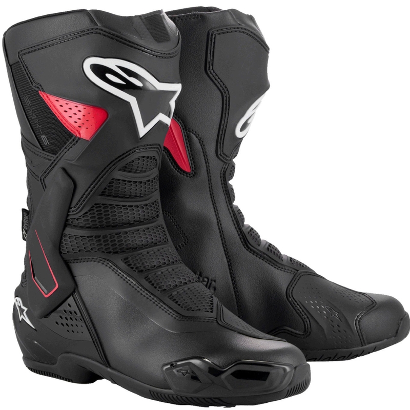 Stivali moto Alpinestars SMX-6 3 Drystar nero-rosso