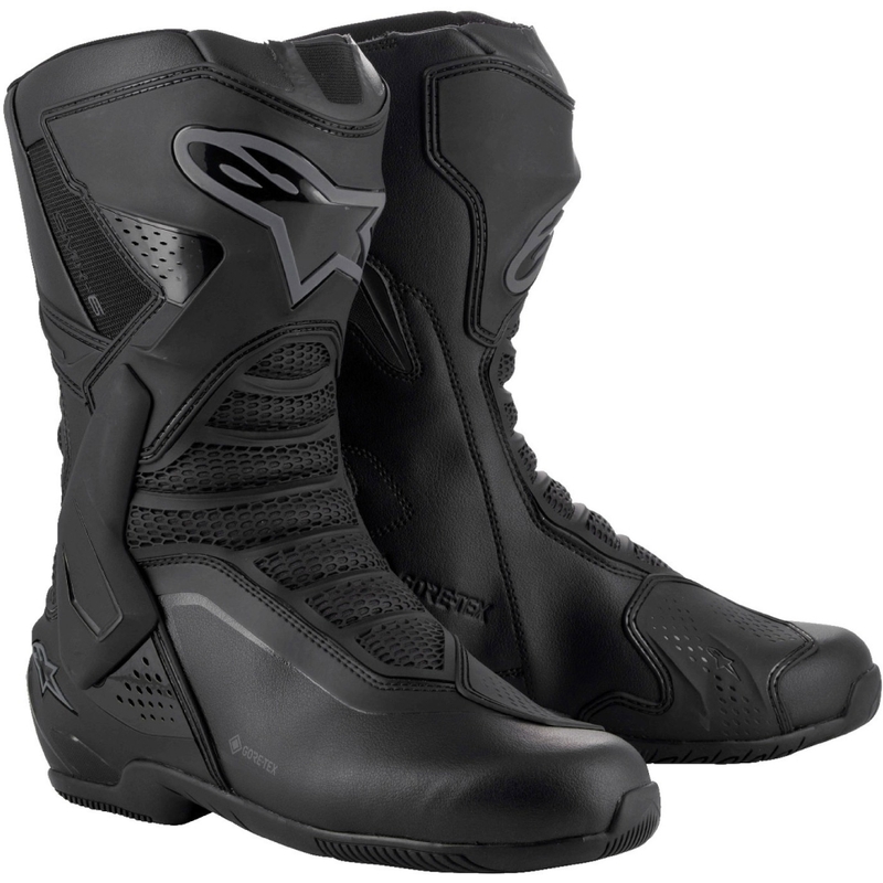 Stivali moto Alpinestars SMX-6 3 Gore-Tex nero-grigio scuro