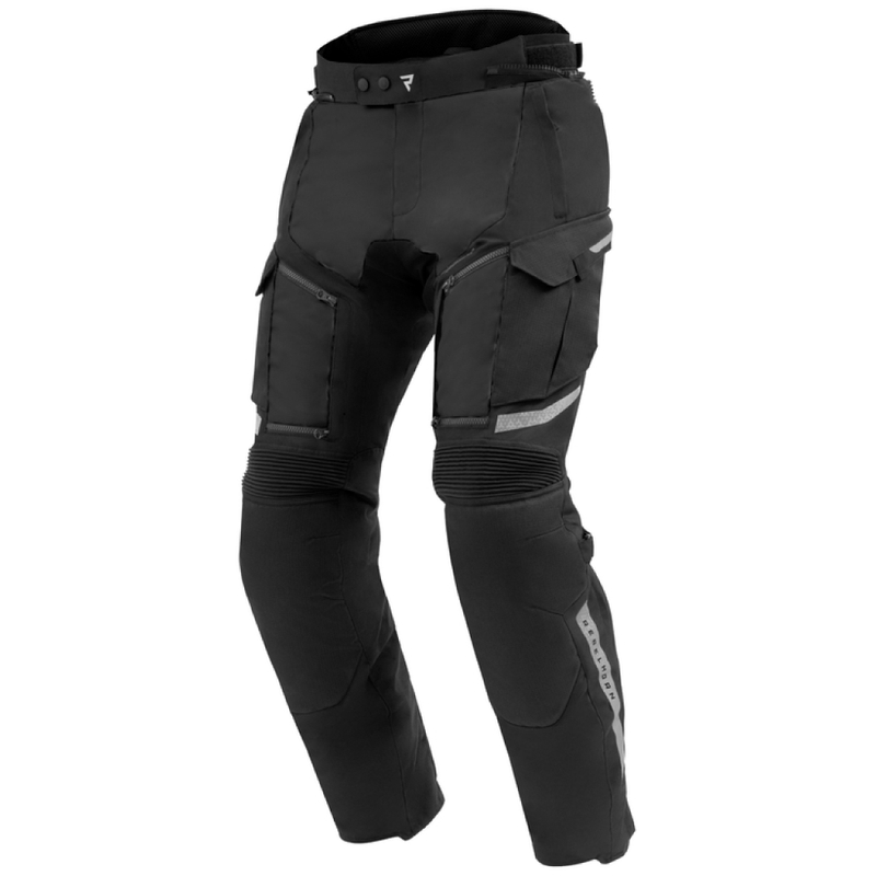 Pantaloni moto Rebelhorn Cubby V nero esteso