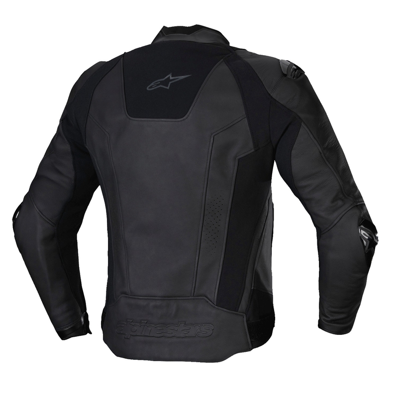 Giacca moto in pelle Alpinestars Missile 3 nero-nera