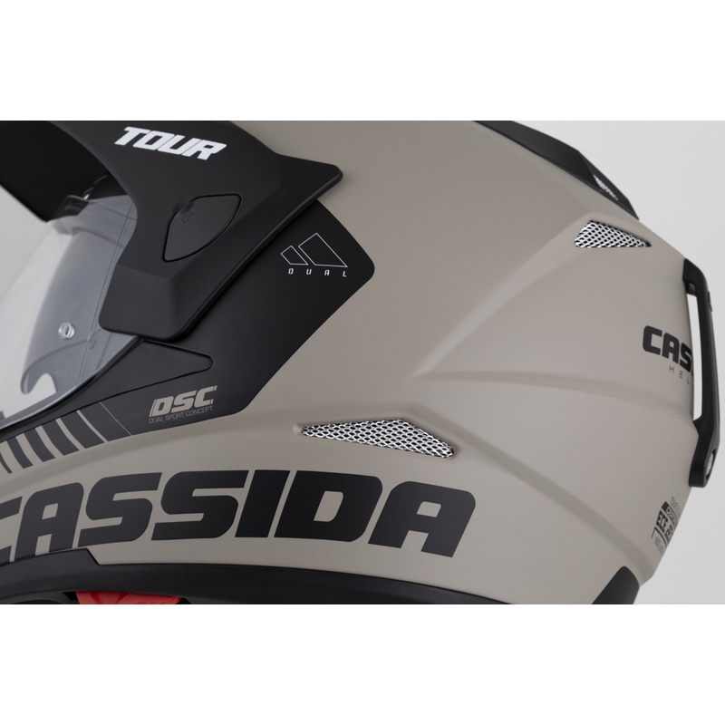 Casco enduro Cassida Tour 2.0 Dual sabbia-nero opaco