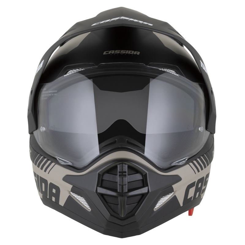 Casco enduro Cassida Tour 2.0 Dual sabbia-nero opaco