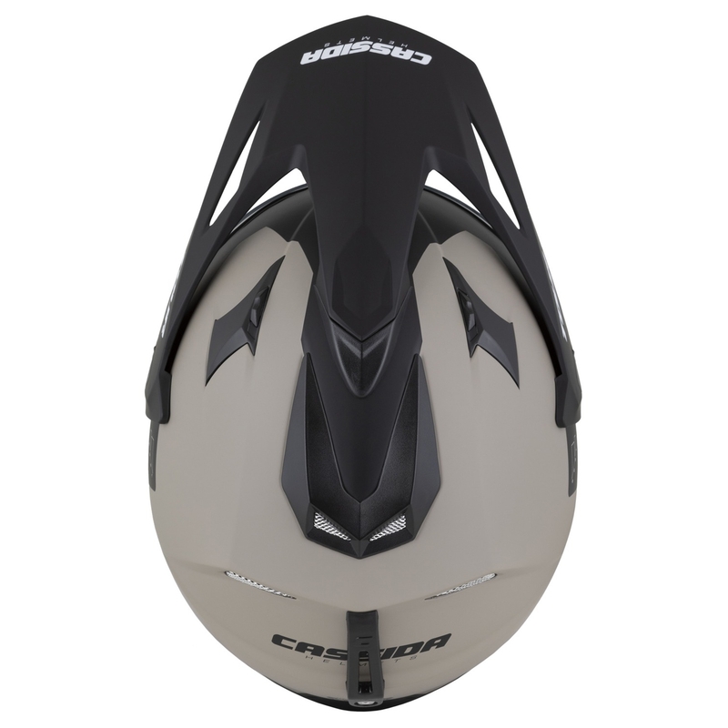 Casco enduro Cassida Tour 2.0 Dual sabbia-nero opaco