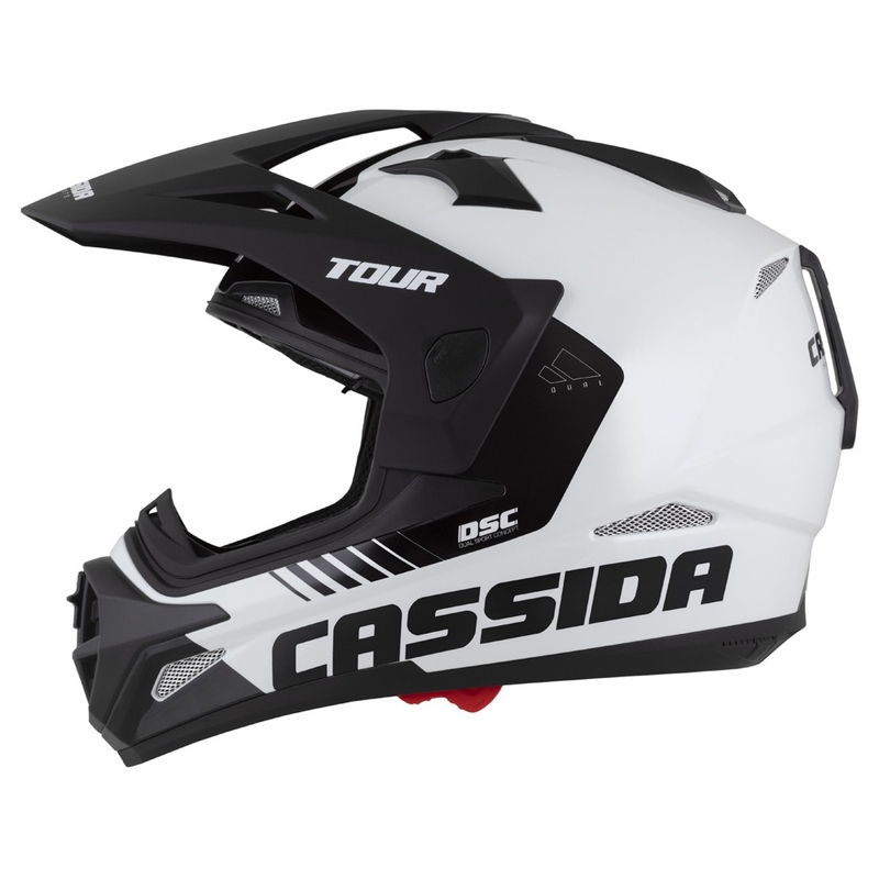 Casco enduro Cassida Tour 2.0 Dual sabbia-nero opaco