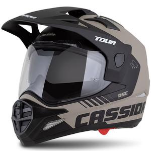 Casco enduro Cassida Tour 2.0 Dual sabbia-nero opaco