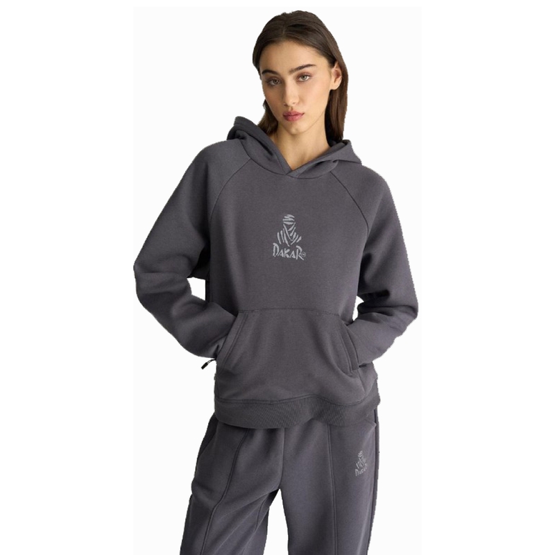 Felpa con cappuccio da donna DAKAR SAN grafite