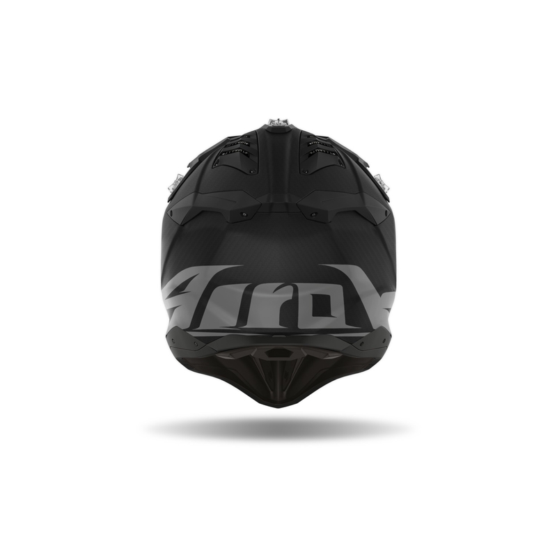 Casco da motocross Airoh Aviator 3.0 Carbon nero opaco