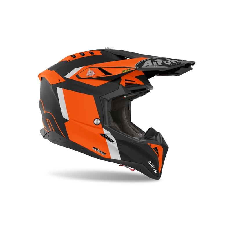 Casco motocross Airoh Aviator 3 Glory arancione opaco