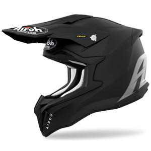 Casco motocross Airoh Strycker Colore nero opaco Saldi