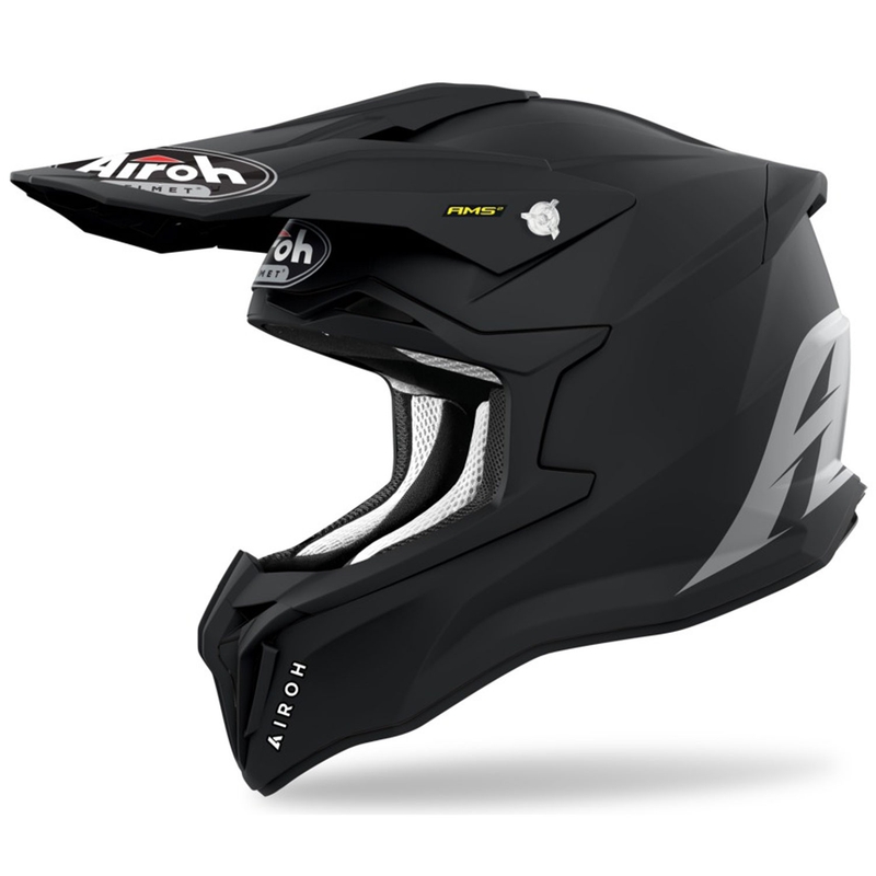 Casco motocross Airoh Strycker Colore nero opaco Saldi