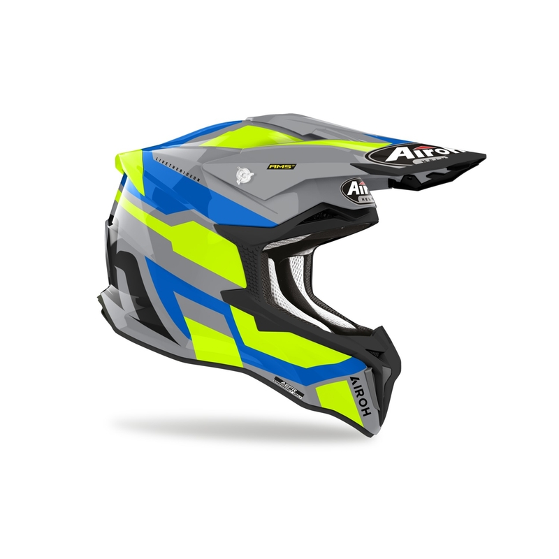Casco motocross Airoh Strycker Glam giallo Saldi