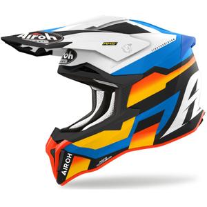 Casco motocross Airoh Strycker Glam blu opaco Saldi