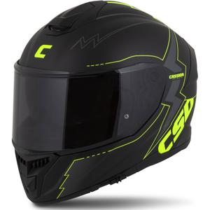 Casco moto Cassida Integral GT 2.1 Flash nero-giallo fluo-grigio