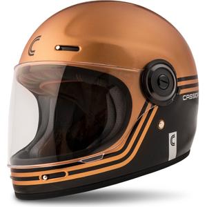Casco moto integrale Cassida Fibre Super Hooligan nero e rame Saldi