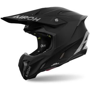 Casco motocross Airoh Twist 3 Colore nero opaco