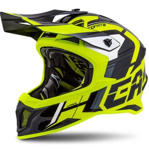 Casco da motocross Cassida Cross Pro II Contra giallo fluo-grigio-nero