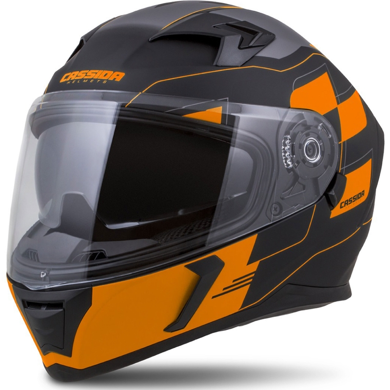 Casco integrale Cassida Integral 3.0 RoxoR nero-arancio