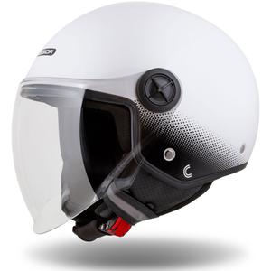 Casco moto aperto Cassida Handy bianco-nero