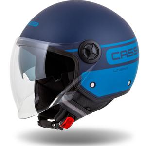 Casco moto aperto Cassida Handy Plus Linear blu