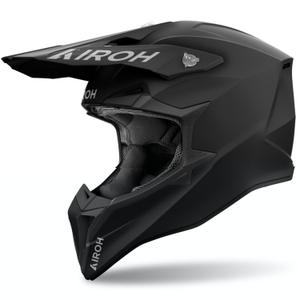 Casco motocross Airoh Wraaap Colore nero opaco