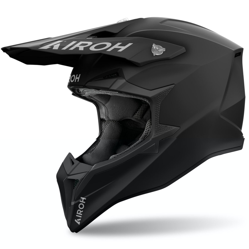 Casco motocross Airoh Wraaap Colore nero opaco