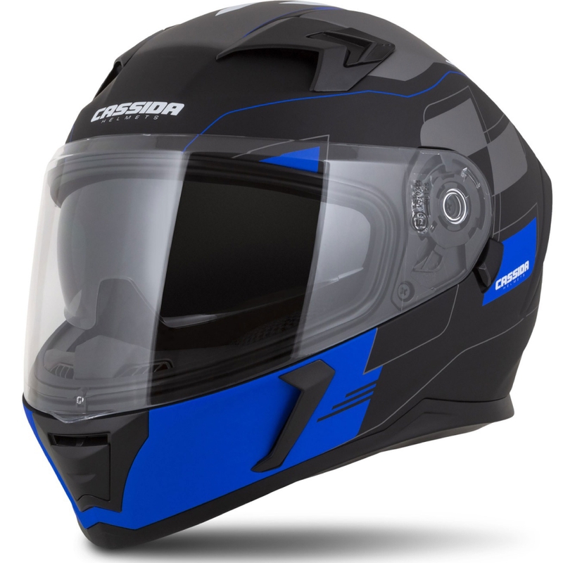 Casco integrale Cassida Integral 3.0 RoxoR nero-grigio-blu