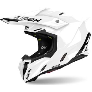Casco da motocross Airoh Twist 3 Color bianco lucido