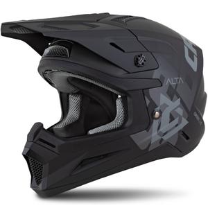 Casco da motocross Cassida Cross Cup 2 Alta nero-grigio opaco